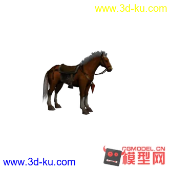 黄鬃骏马模型下载的图片