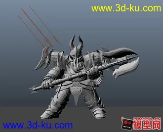 3D打印模型魔兽世界 矮人战士的图片