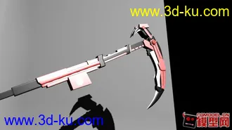 3D打印模型镰刀----rwby红色玫瑰的图片