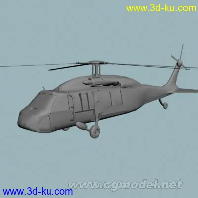 国外底模UH-60黑鹰直升机！模型的图片1