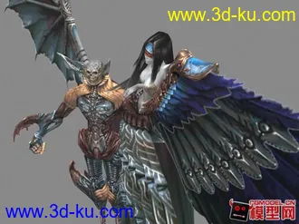 3D打印模型最终幻想之双子座——死亡天使的图片