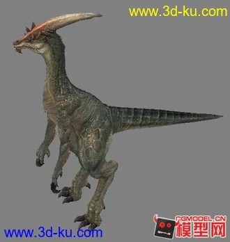 恐龙模型贴图下载，贴图手绘偏写实的图片