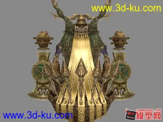 3D打印模型最终幻想啊……天枰座-审判之灵树的图片