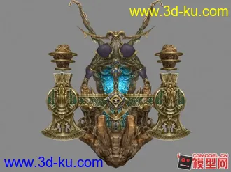 3D打印模型最终幻想啊……天枰座-审判之灵树的图片