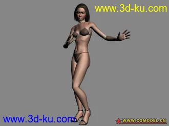 3D打印模型舞蹈的Alicia的图片