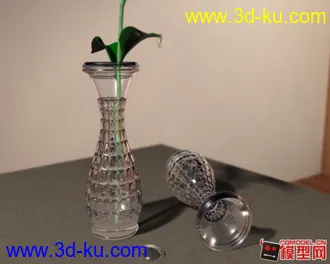 3D打印模型玻璃花瓶模具下载的图片