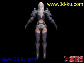 3D打印模型tera女战士的图片
