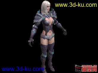 3D打印模型tera女战士的图片