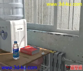 3D打印模型宿舍一角的图片