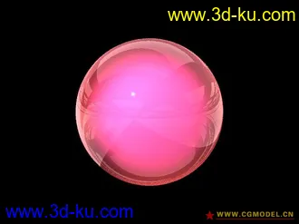 3D打印模型很不错的一个半透明小球材质的图片