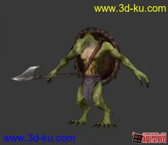 一个非常好的模型！！！鳄鱼战士，发上来赚点积分！！的图片