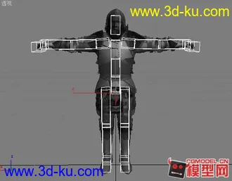 3D打印模型3DMAX 中世纪全身铠甲 绑定的图片