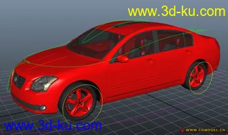 3D打印模型绑定好的汽车的图片
