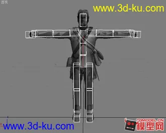 3D打印模型3DMAX 美国内战北方士兵 绑定的图片