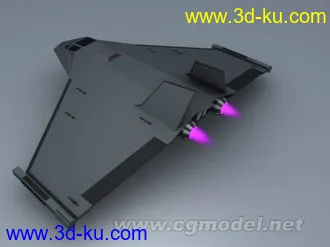 3D打印模型F601-B概念轰炸机的图片