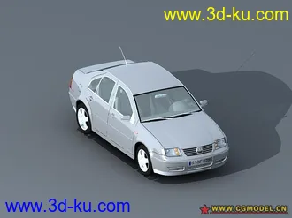 3D打印模型满街跑的宝来汽车带贴图的图片