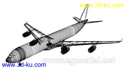 一架空中巴士民航客机模型的图片2