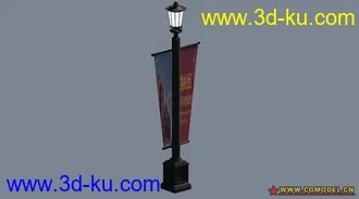3D打印模型欧式广告路灯的图片
