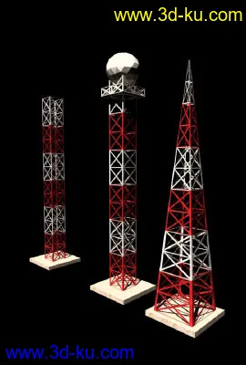 3D打印模型电线柱的图片