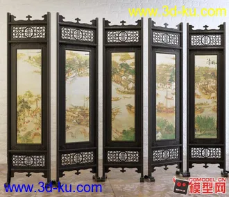 3D打印模型清明上河图的图片