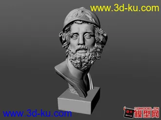 c超精细的老人头石膏头像！模型免费下载！的图片