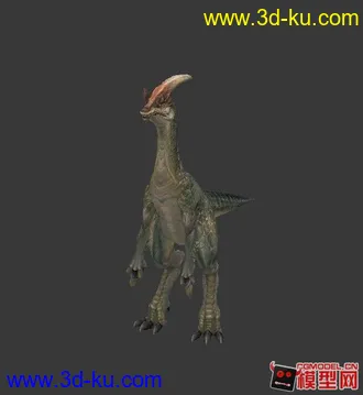 3D打印模型写实的恐龙，中模有材质，贴图画得非常好！~的图片
