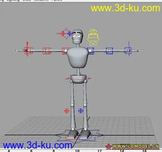 3D打印模型带骨骼绑定设置动画练习必备2的图片