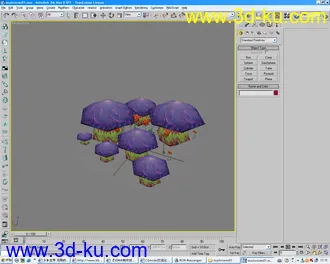 3D打印模型小东西~~做的小磨菇的图片