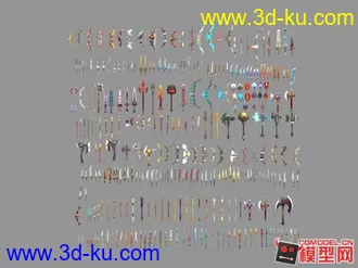 3D打印模型斗战神 集合的图片