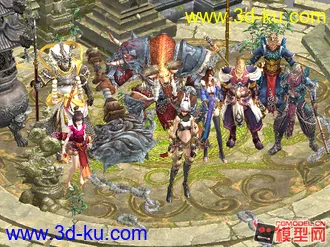 3D打印模型斗战神 集合的图片