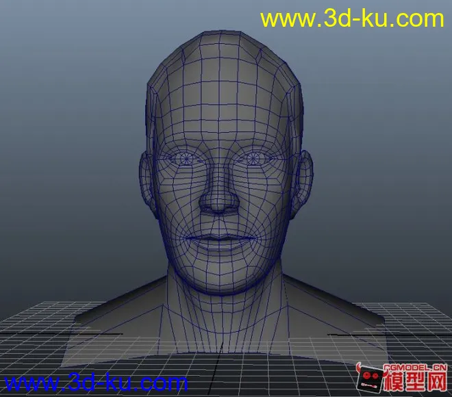 男性头部模型的图片1