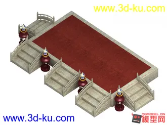 3D打印模型皇宫高台的图片