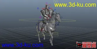 古代骑兵模型下载，带动画的图片