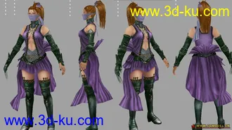 3D打印模型女刺客一名的图片