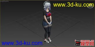 超级索尼子模型(衬衫版)加之初音miku。obj格式。。。。。。的图片
