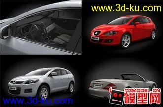 3D打印模型精品高清3D车模的图片