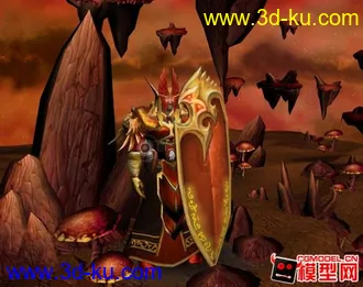 3D打印模型魔兽场景的图片