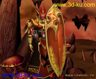3D打印模型魔兽场景的图片