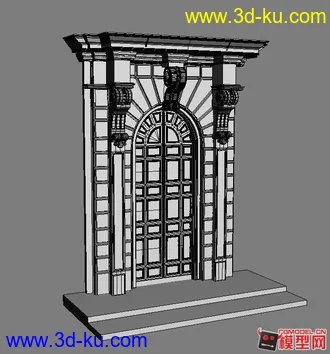 3D打印模型欧洲建筑高模部件的图片