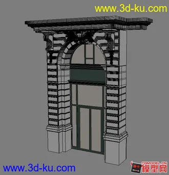 3D打印模型欧洲建筑高模部件的图片