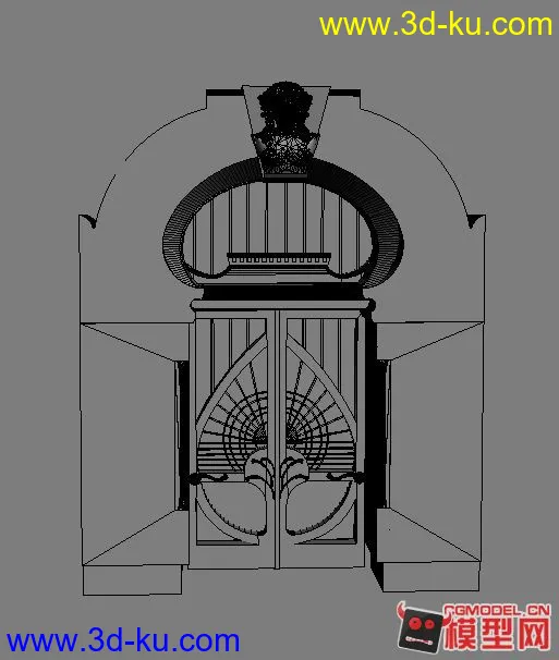 欧洲建筑高模部件模型的图片6