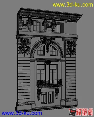 3D打印模型欧洲建筑高模部件的图片