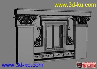 3D打印模型欧洲建筑高模部件的图片
