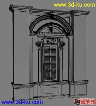 3D打印模型欧洲建筑高模部件的图片
