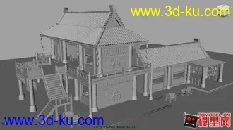3D打印模型古房的图片
