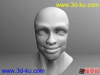 3D打印模型小人头求大师指教的图片