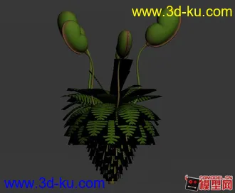 3D打印模型豆瓣植物的图片