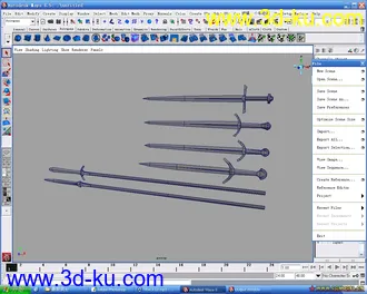 3D打印模型兵器的图片