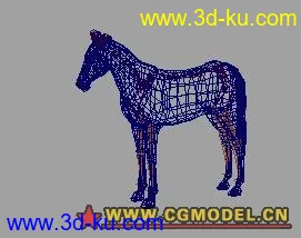 3D打印模型战马1的图片