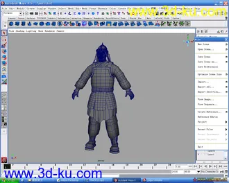 3D打印模型中国武士4的图片